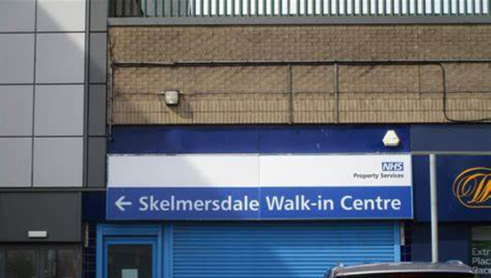 Entrance to Skelmersdale Walk in Centre.